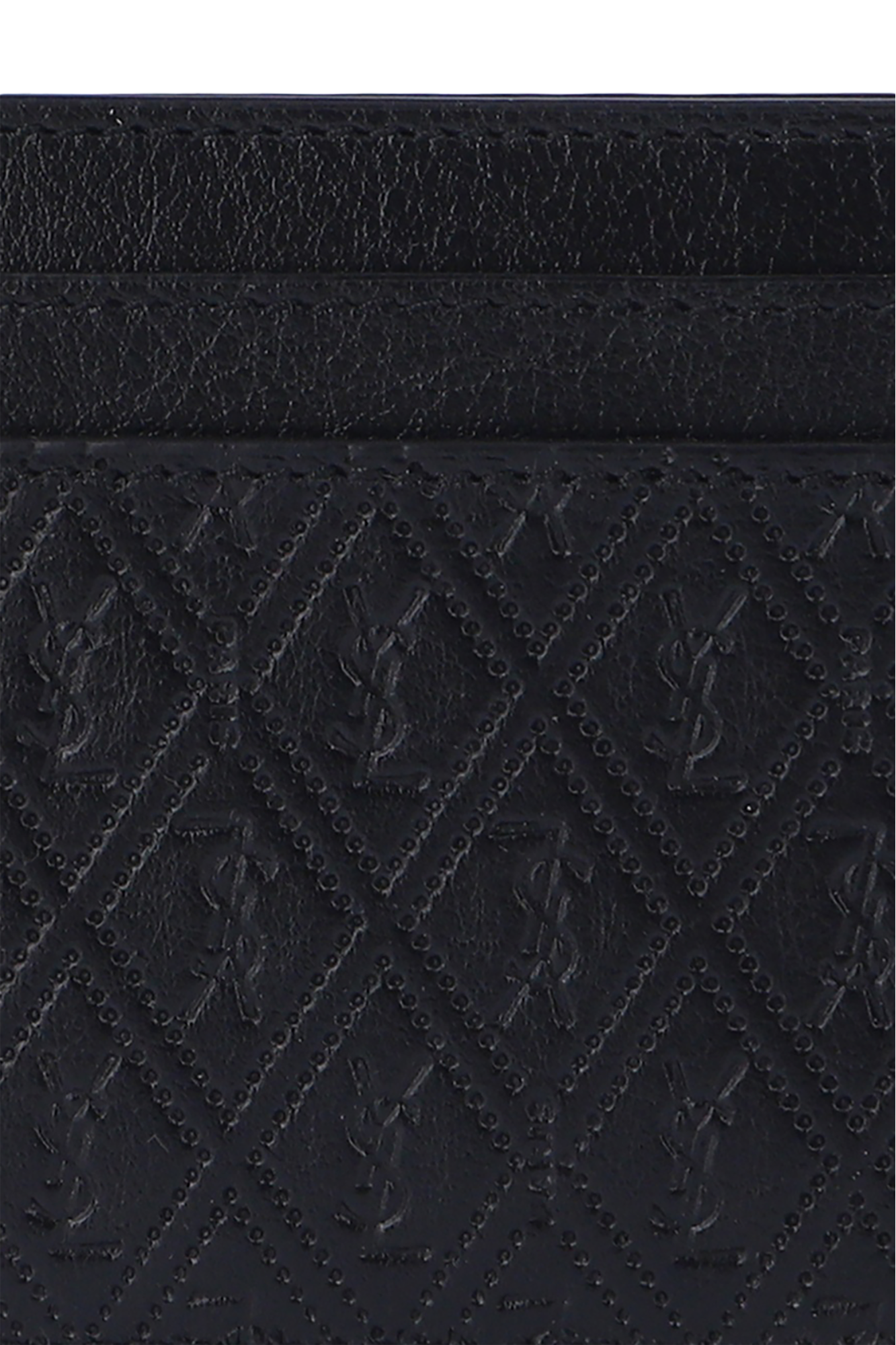 Black Card case with logo Saint Laurent - Vitkac AS